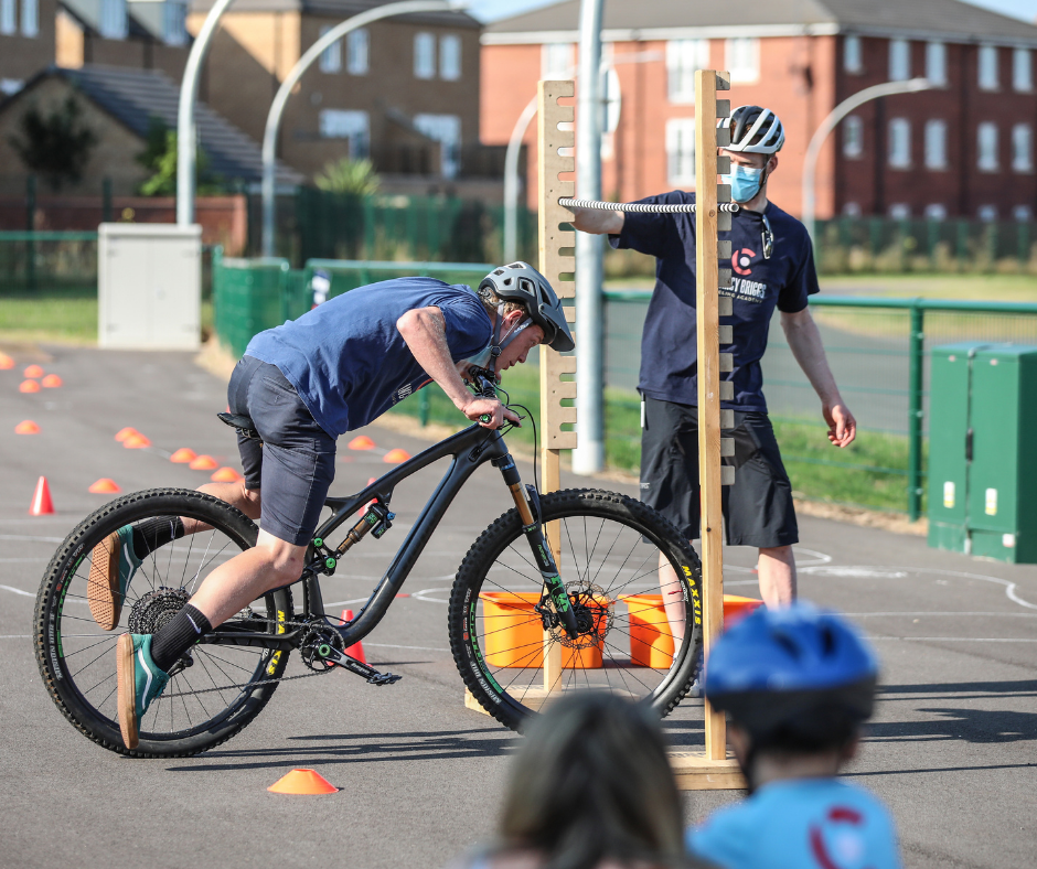 Ed Clancy OBE coaches a PEDAL Class
